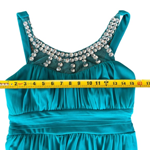 Ruby Rox Sleeveless Dress With Rhinestones Front Sz 13 - Picture 8 of 12